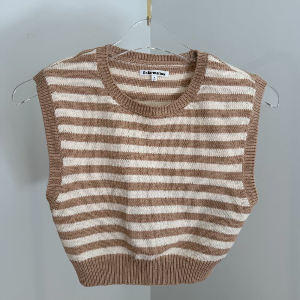 Reformation Striped Muscle Tank - Size S (Like New)